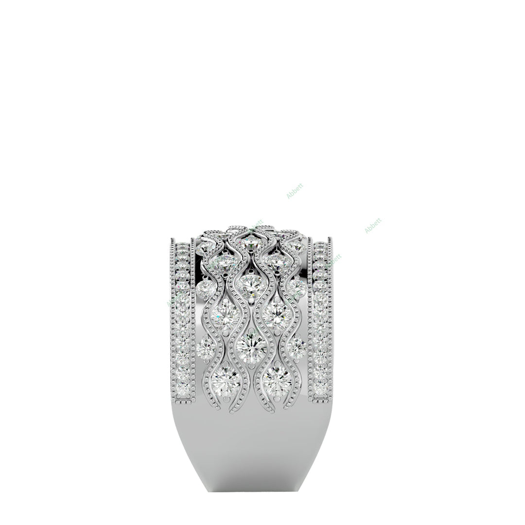 Modern Wedding Band WEST124