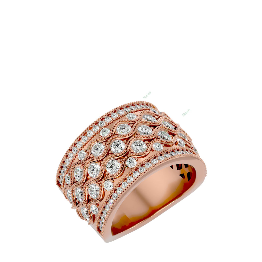 Modern Wedding Band WEST124