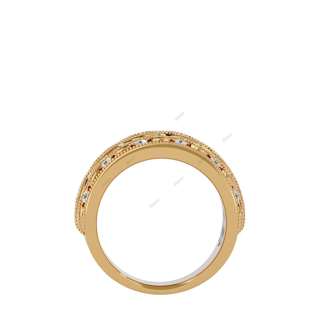 Modern Wedding Band WEST124