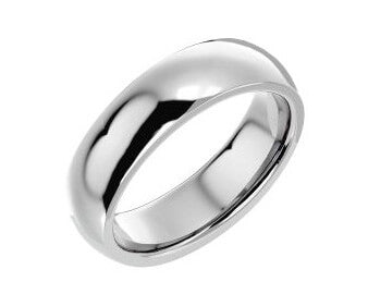 White gold jewelry material