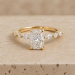 Elongated Cushion Lab-Grown Diamond Engagement Ring