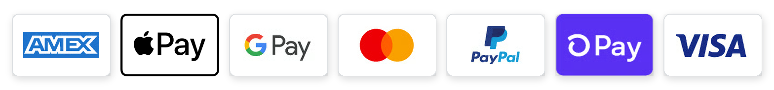Accepted payment methods: American Express, Apple Pay, Google Pay, Mastercard, PayPal, Shop Pay and Visa