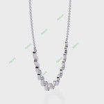 Load and play video in Gallery viewer, Round Curved Bar Necklace NECU1299
