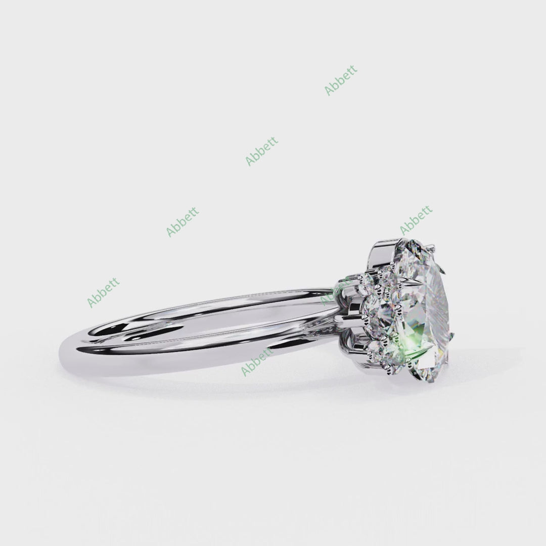 Accented Engagement Ring ENAC1059