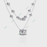 Load and play video in Gallery viewer, Round Layered Necklace NELA1280
