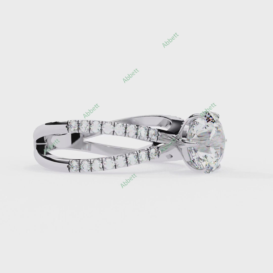 Accented Engagement Ring ENAC1085