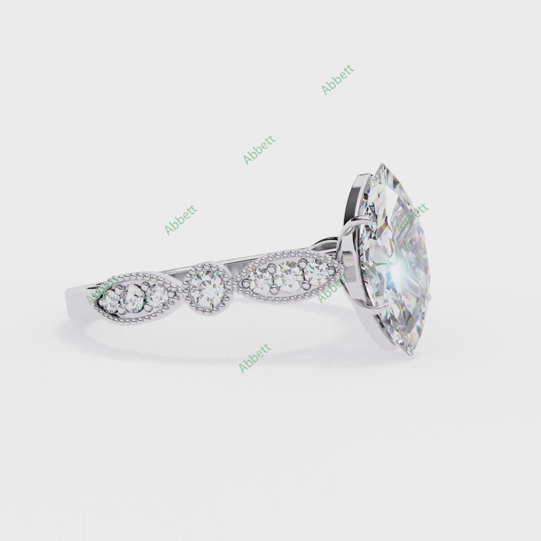 Accented Engagement Ring ENAC1528
