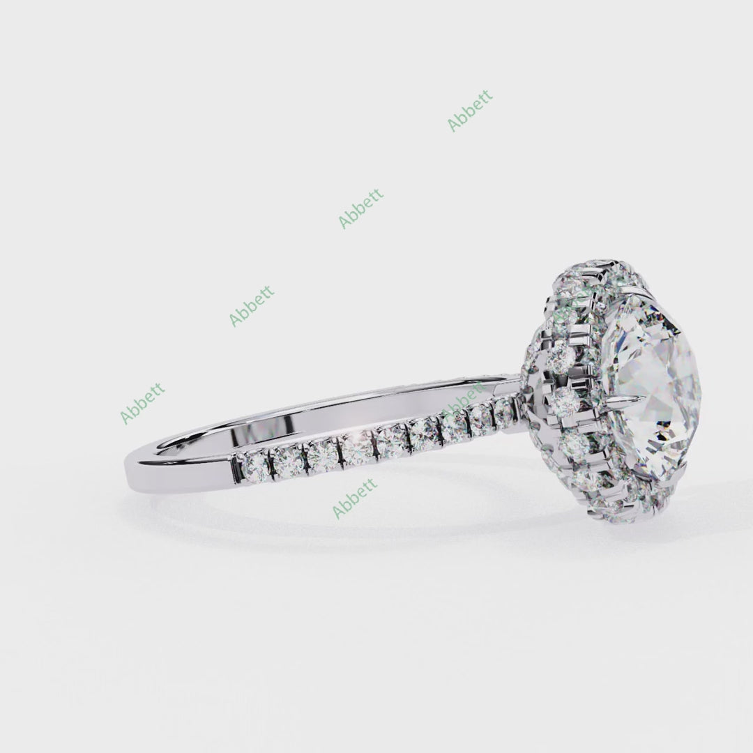 Hidden Halo Engagement Ring ENHI1488