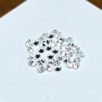 Load and play video in Gallery viewer, Round colorless moissanite D FL melee
