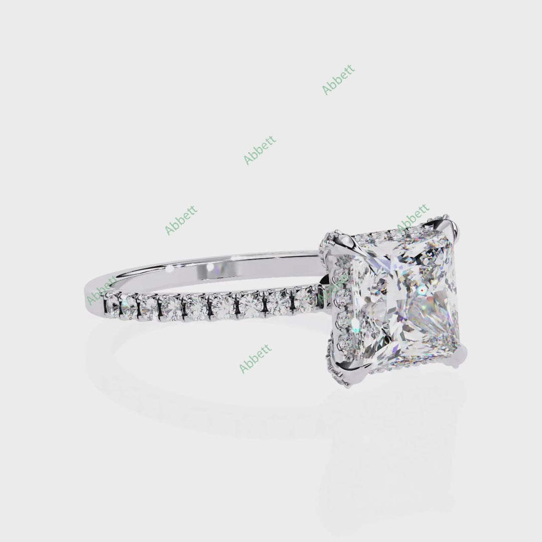 Hidden Accent Engagement Ring ENHI1088