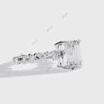 Load and play video in Gallery viewer, Accented Engagement Ring ENAC1145
