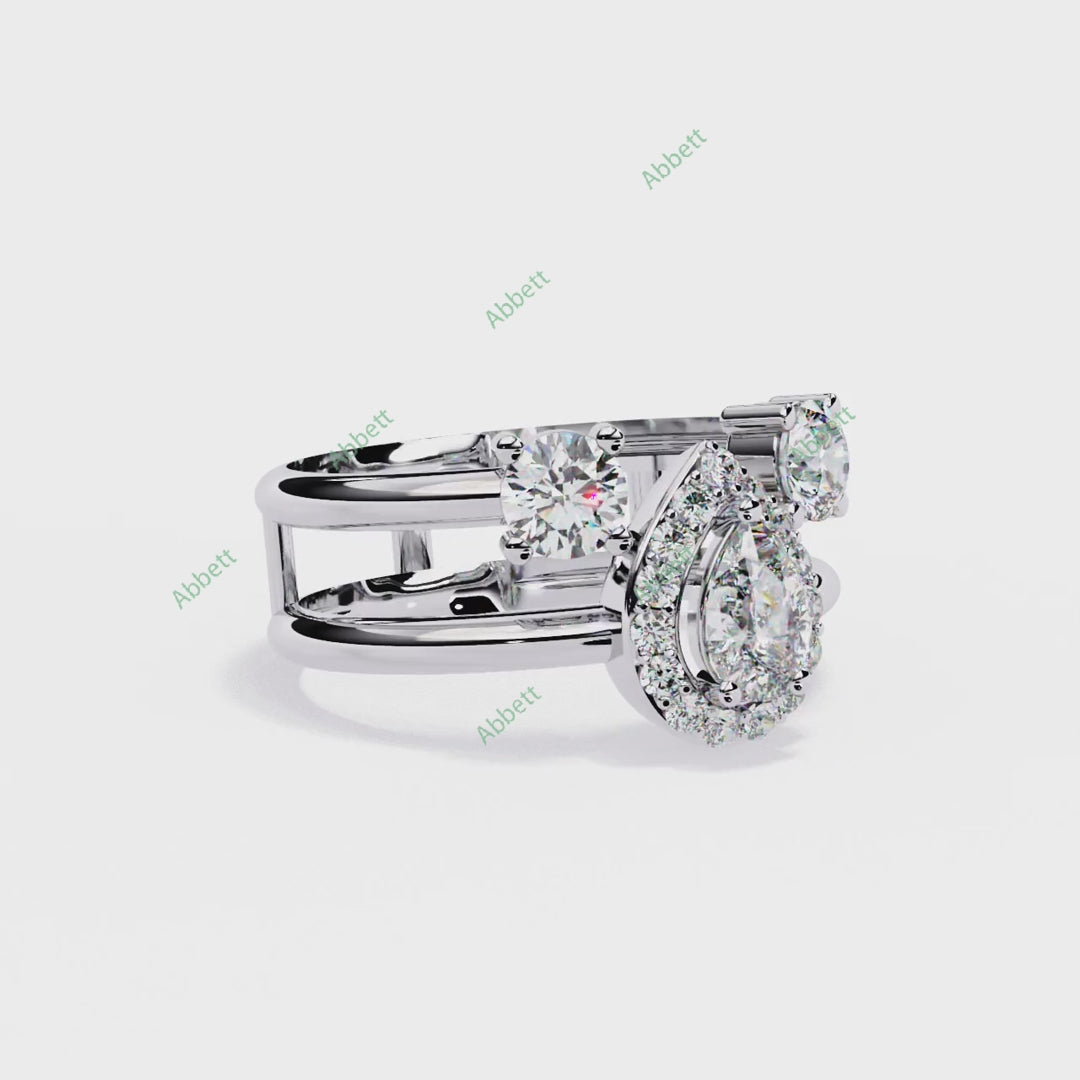 Halo Engagement Ring ENHA1178
