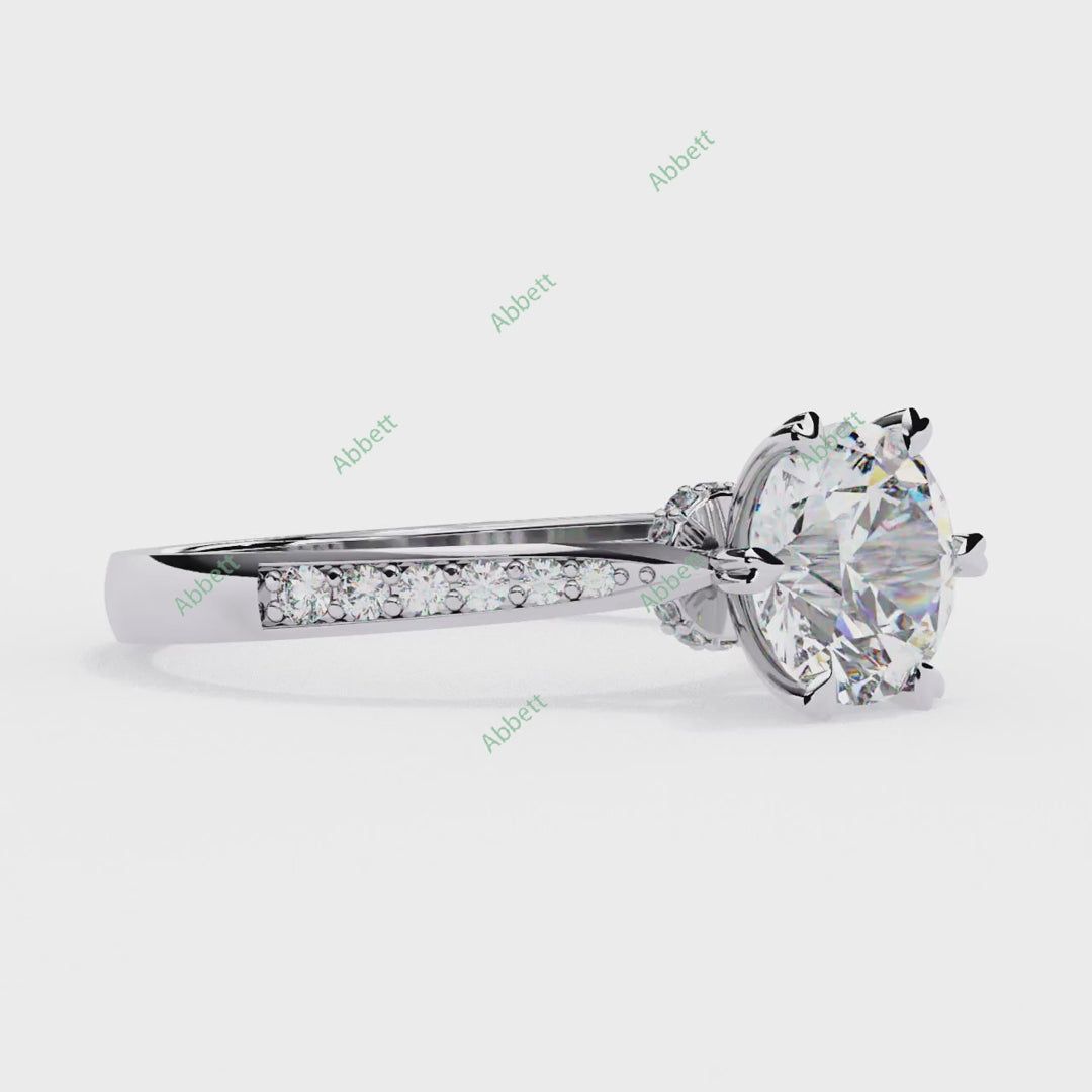 Hidden Halo Engagement Ring ENHI1068