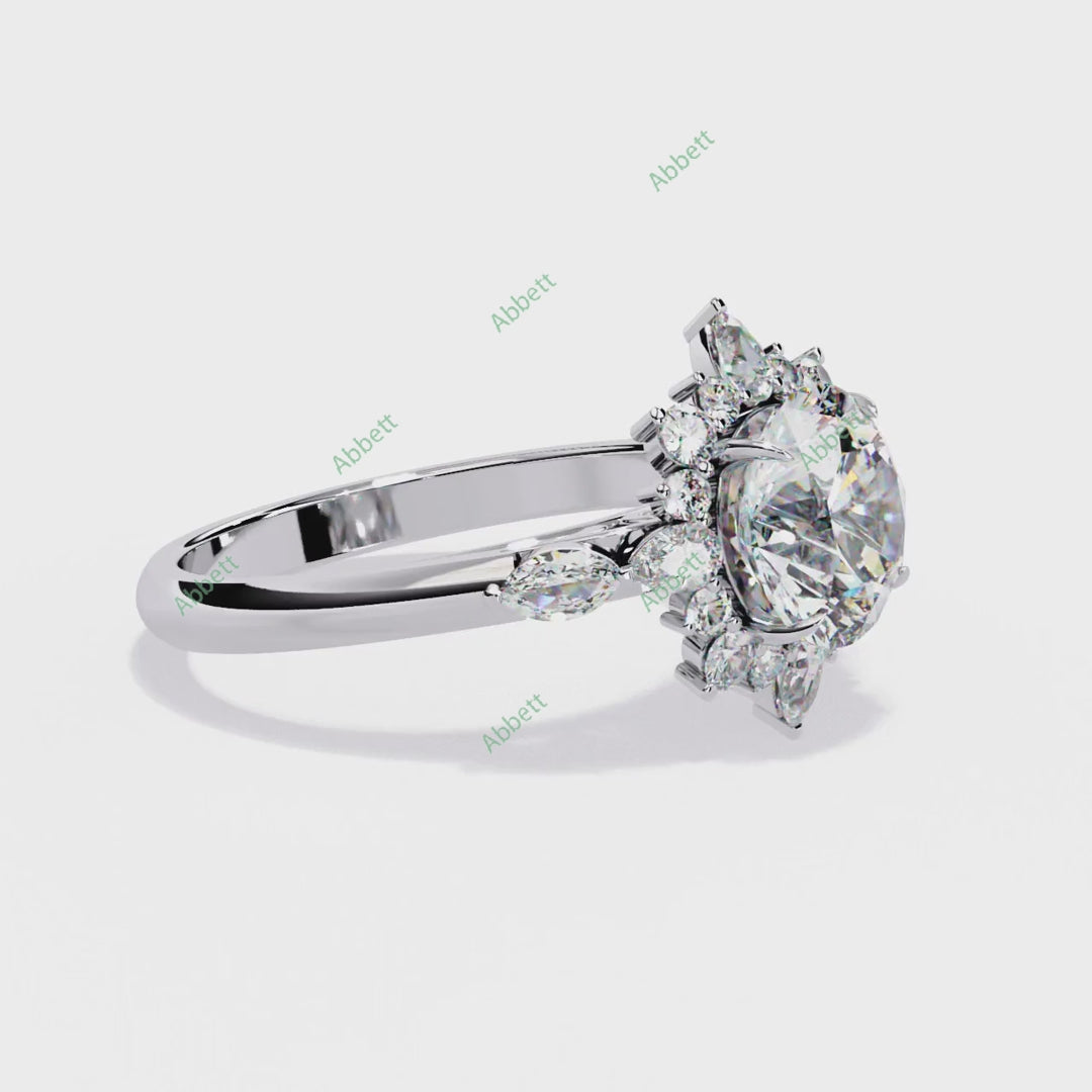 Accented Engagement Ring ENAC1136