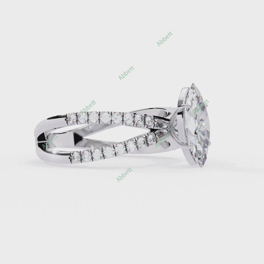 Accented Engagement Ring ENAC1539
