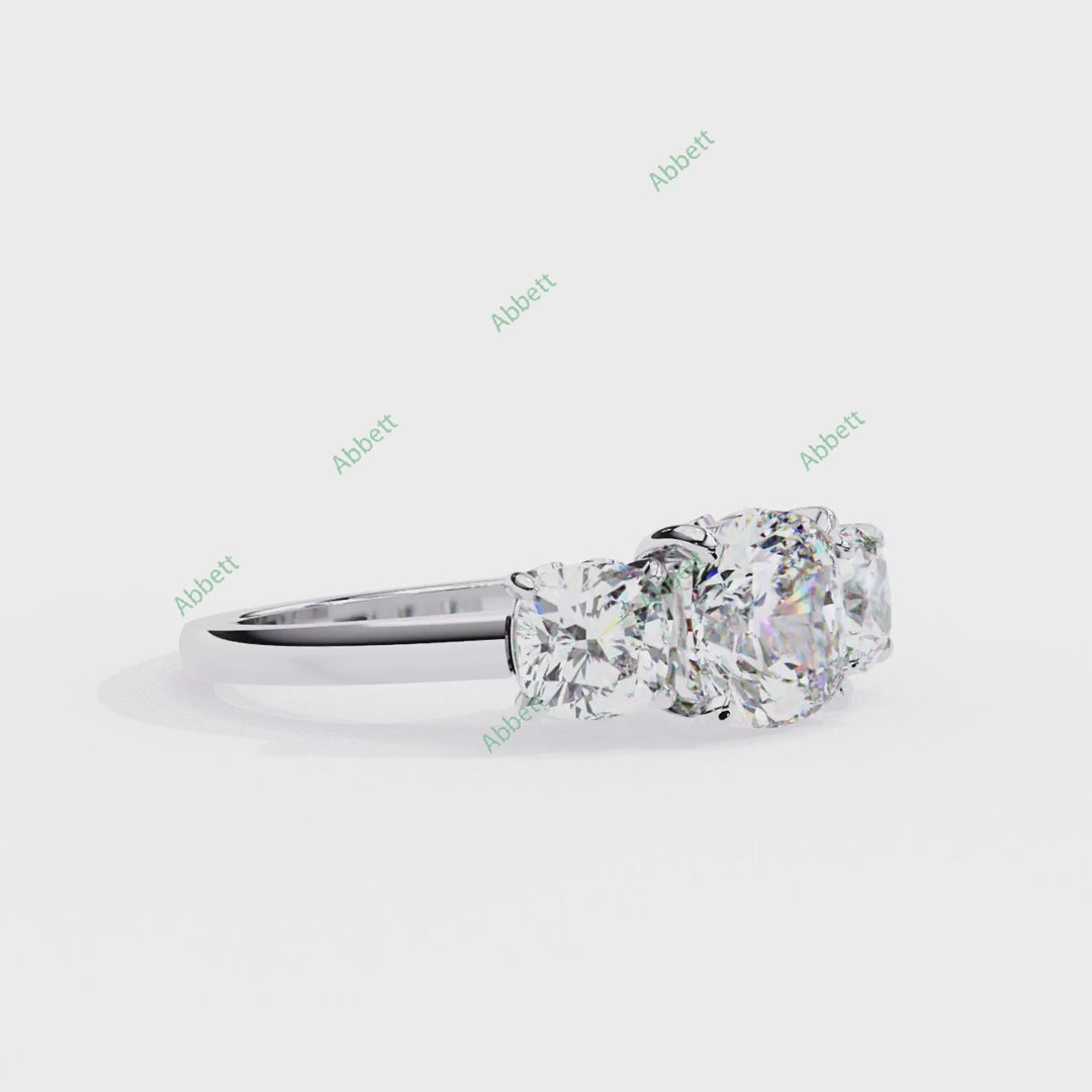 Three Stone Engagement Ring ENTH1161