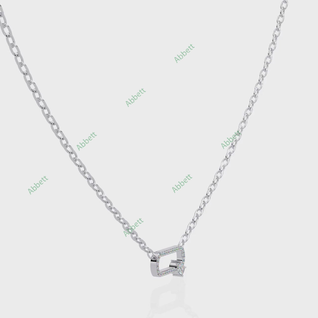 Paperclip Designer Pendant PE1249