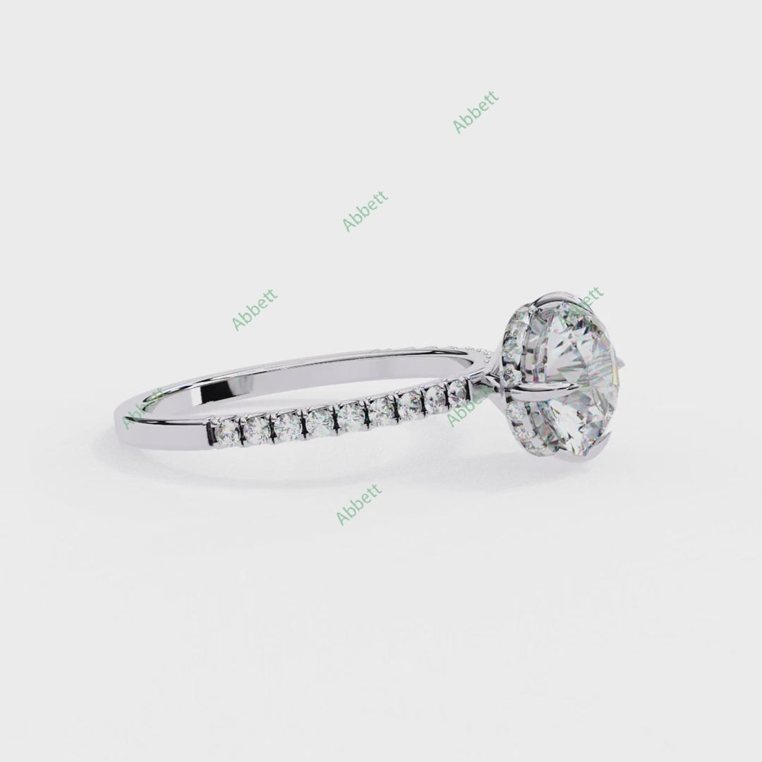 Hidden Halo Engagement Ring ENHI1565