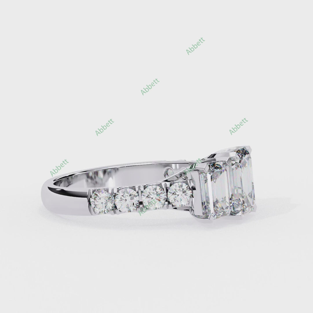 Three Stone Engagement Ring ENTH1485
