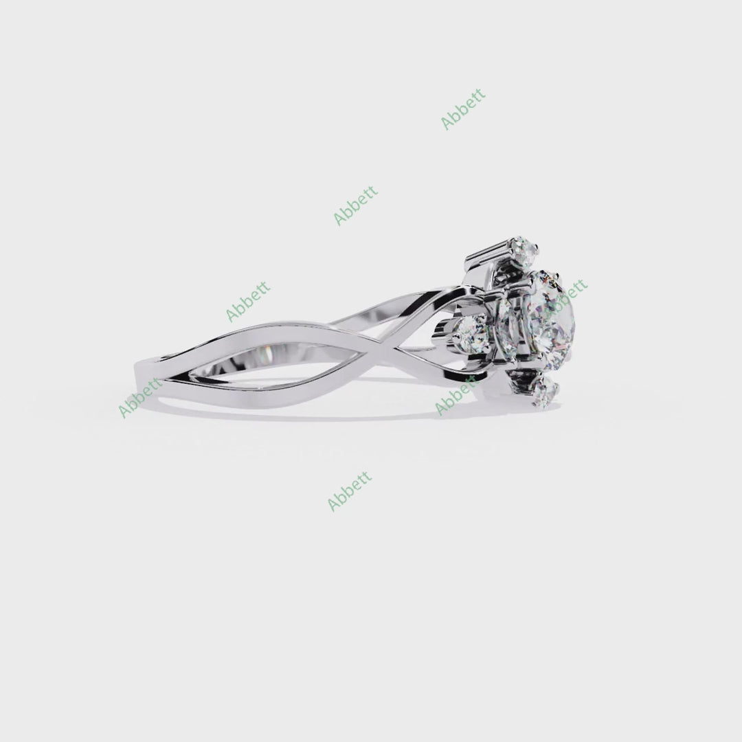 Accented Engagement Ring ENAC1218