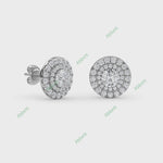 Load and play video in Gallery viewer, Double Halo Stud Earring STDO026
