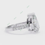 Load and play video in Gallery viewer, Curved Engagement Ring ENCU1130
