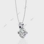 Load and play video in Gallery viewer, Round Solitaire Pendant PE1239

