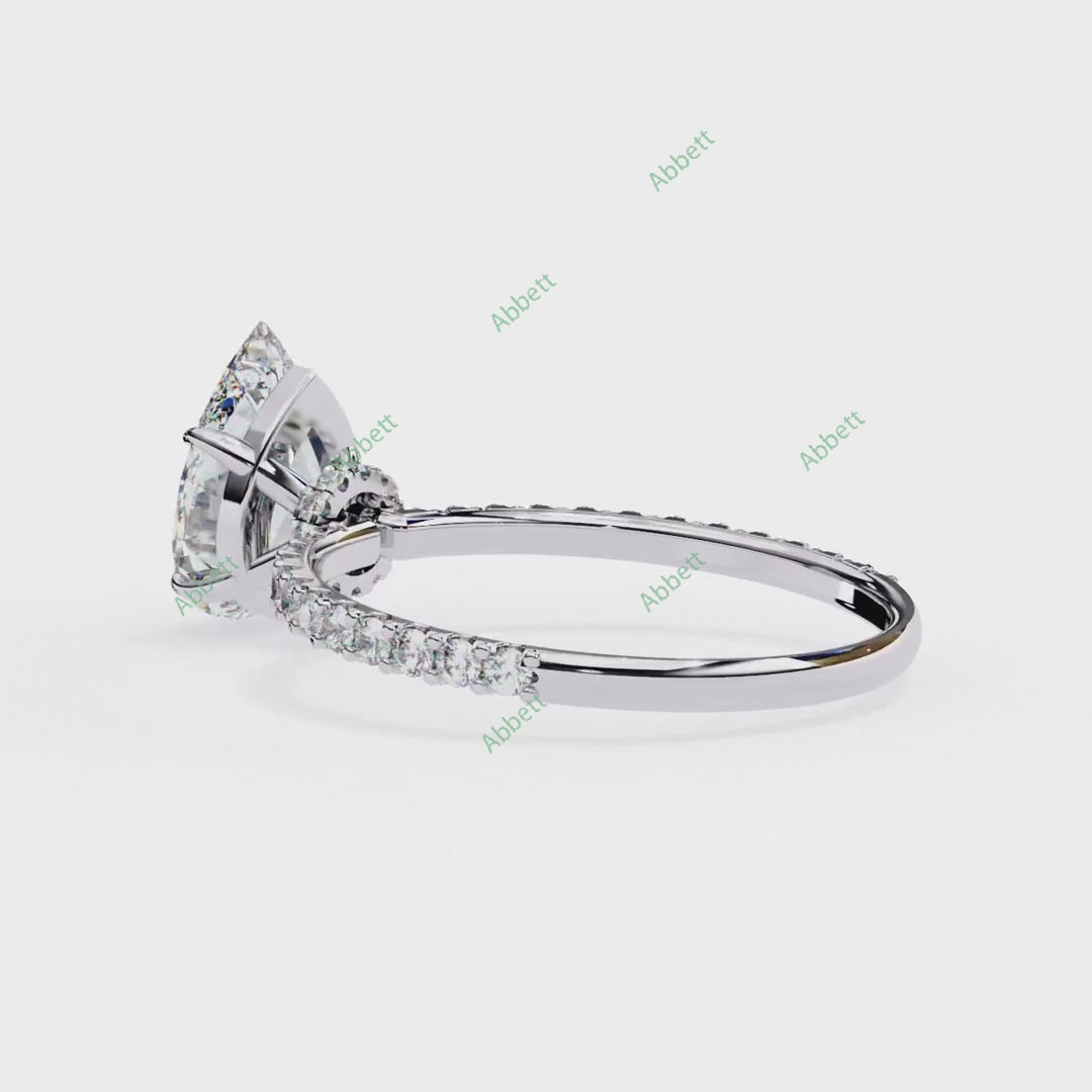Hidden Halo Engagement Ring ENHI1585