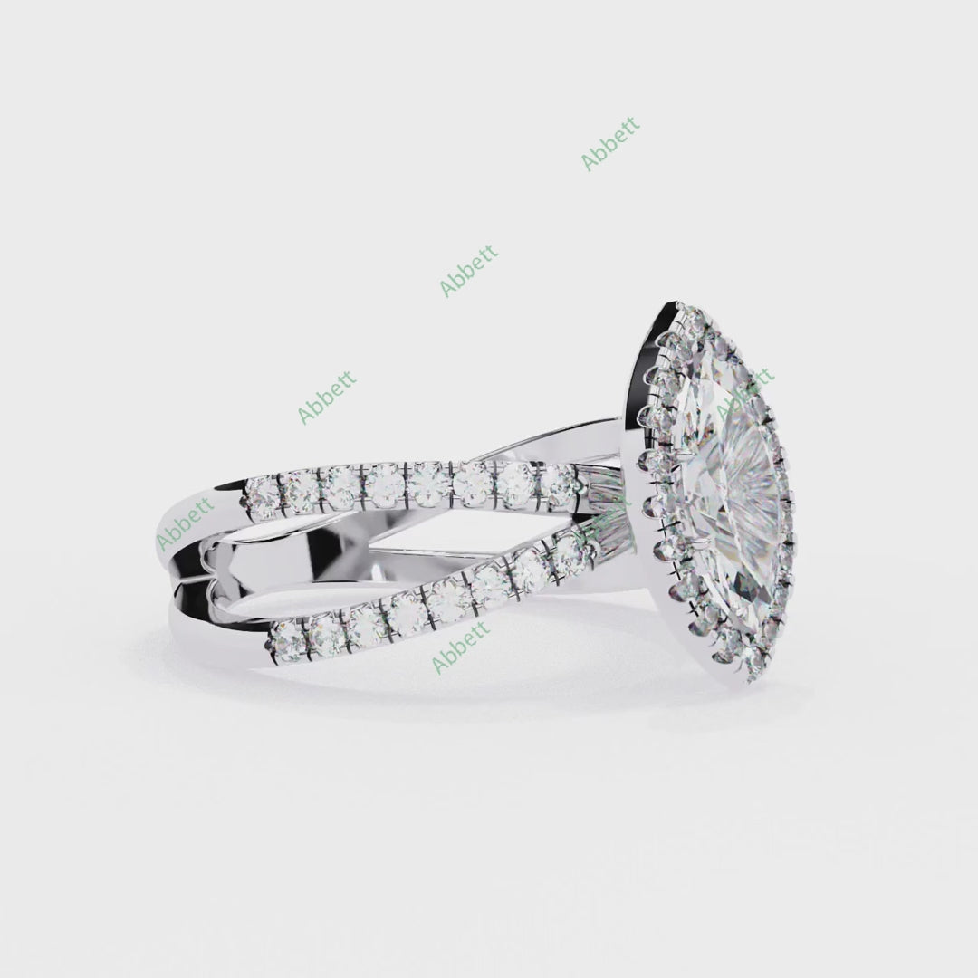 Halo Engagement Ring ENHA1547