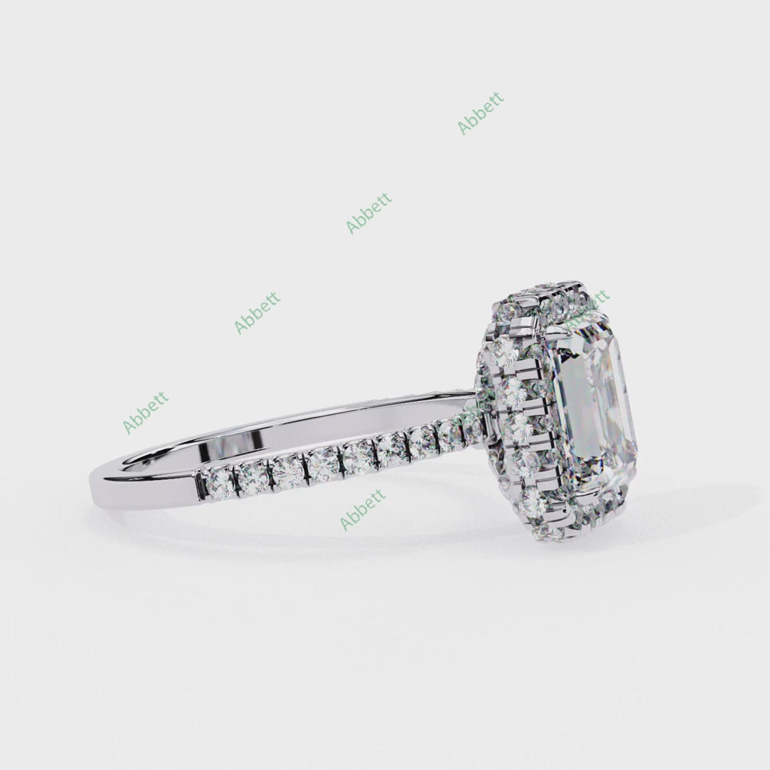 Hidden Halo Engagement Ring ENHI1486