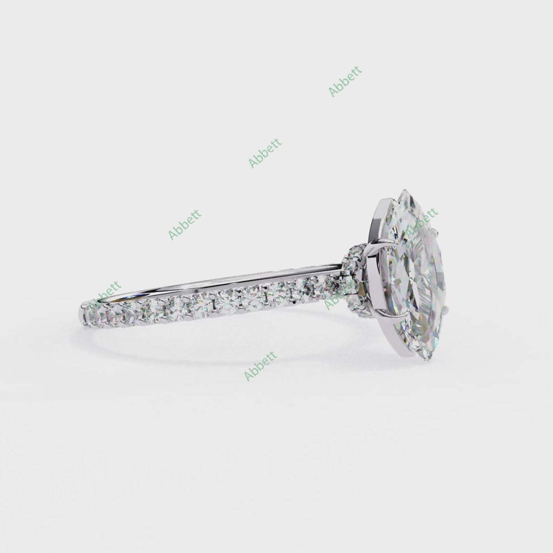 Hidden Halo Engagement Ring ENHI1583