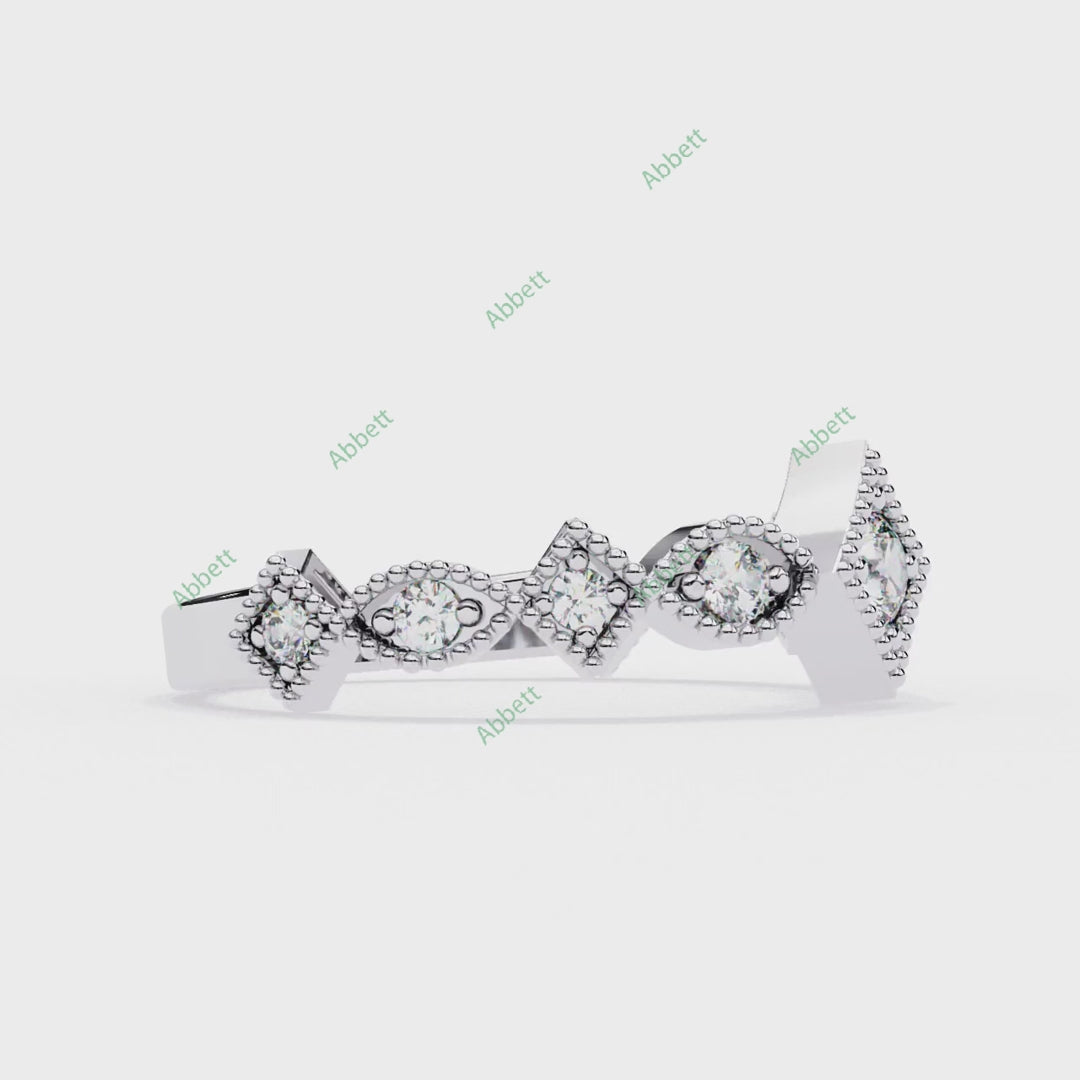 Fashion Wedding Band WEAN1035