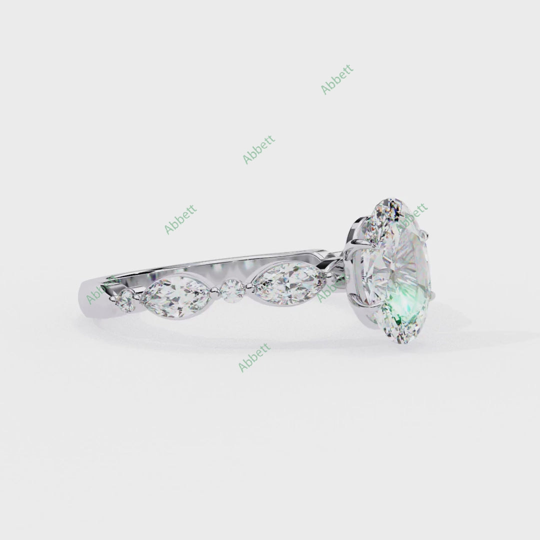 Accented Engagement Ring ENAC1496