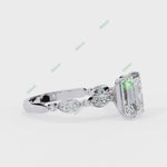 Load and play video in Gallery viewer, Accented Engagement Ring ENAC1058
