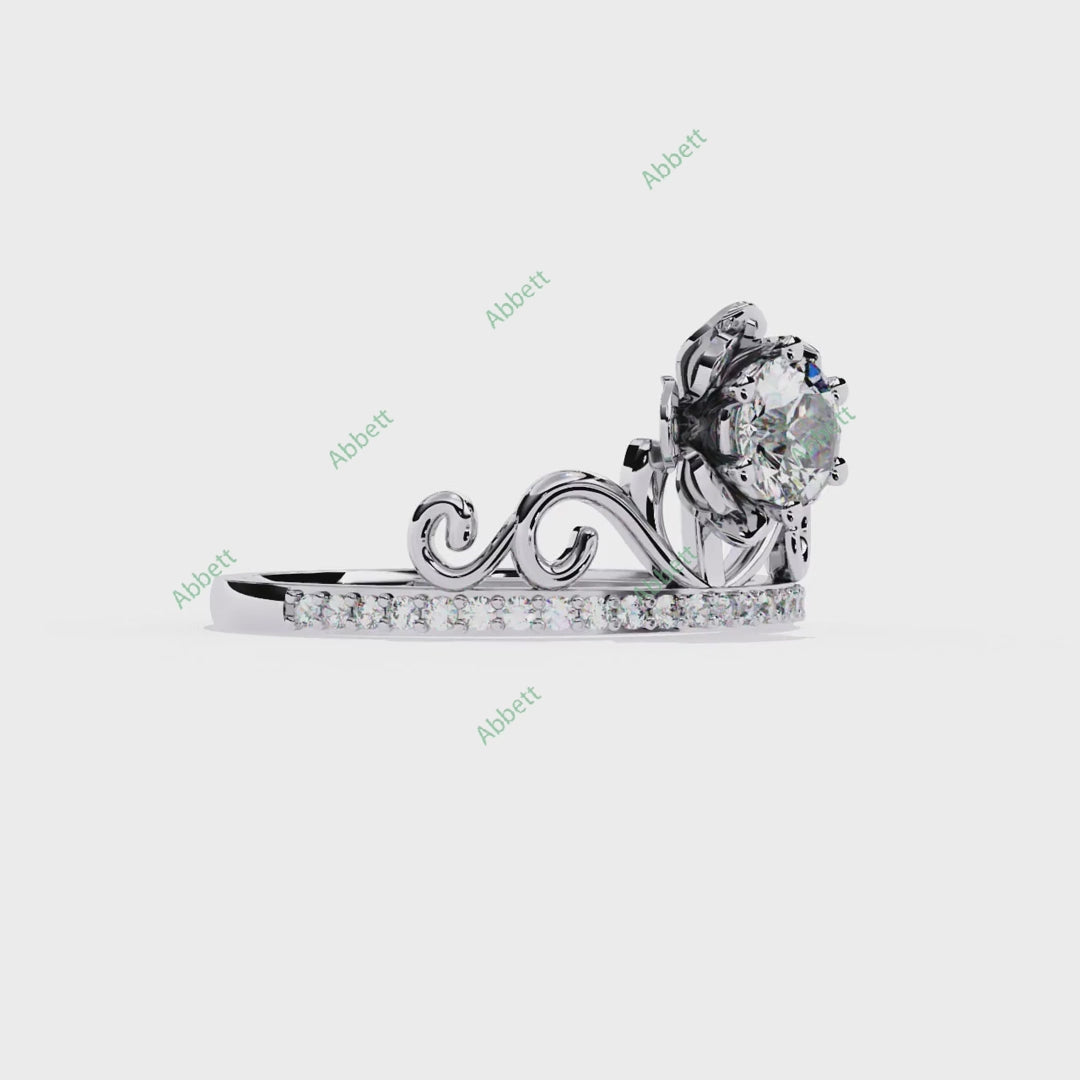 Accented Engagement Ring ENAC1210