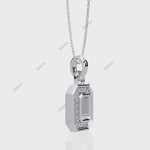 Load and play video in Gallery viewer, Emerald Halo Pendant PE1256
