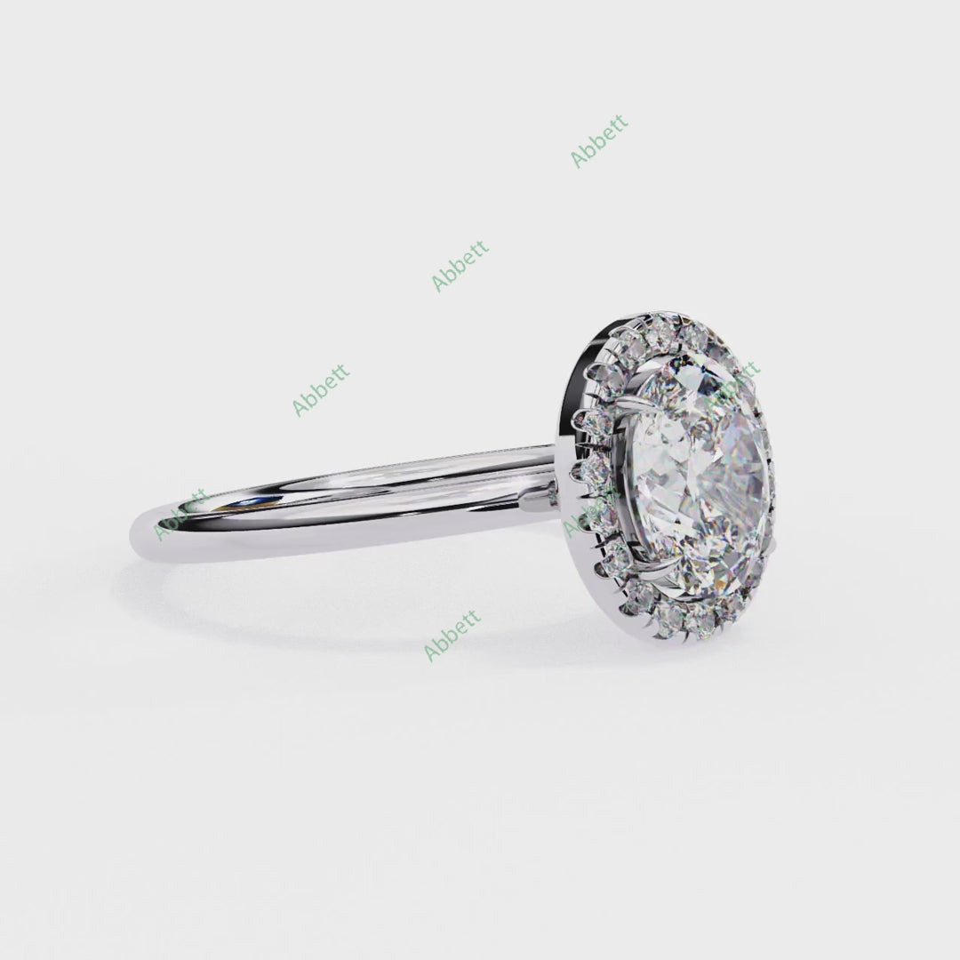 Halo Engagement Ring ENHA1590