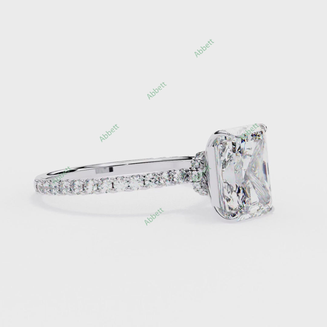 Hidden Halo Engagement Ring ENHI1524