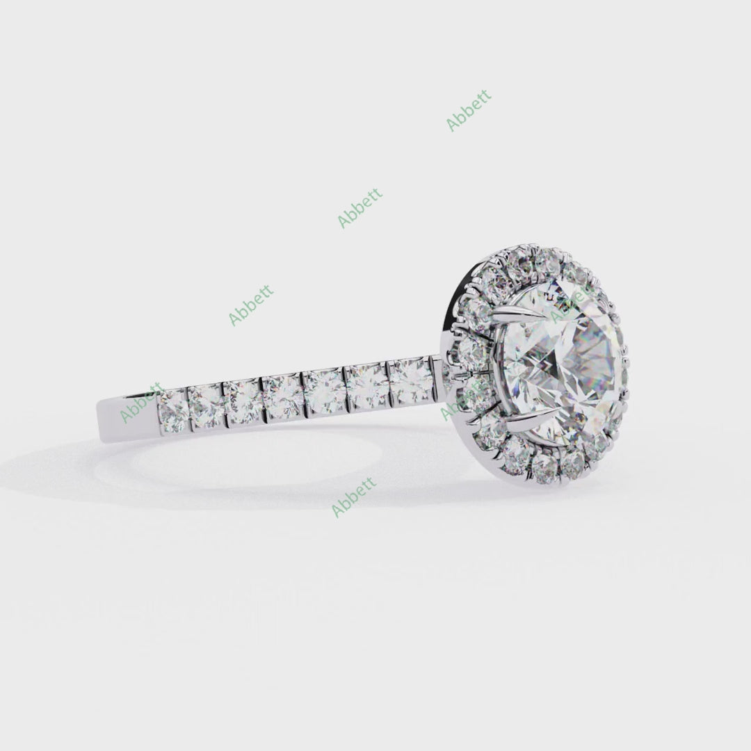 Halo Engagement Ring ENHA1168