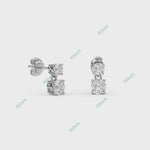 Load and play video in Gallery viewer, Four Prong Stud Earring STFO022
