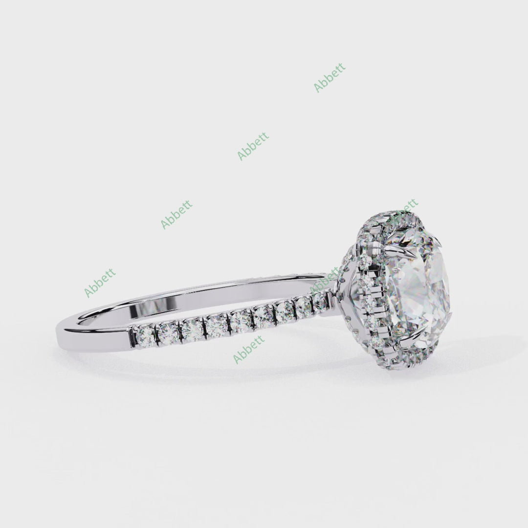 Hidden Halo Engagement Ring ENHI1056