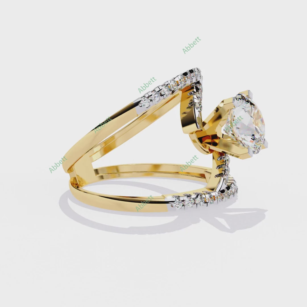 Accented Engagement Ring ENAC1221