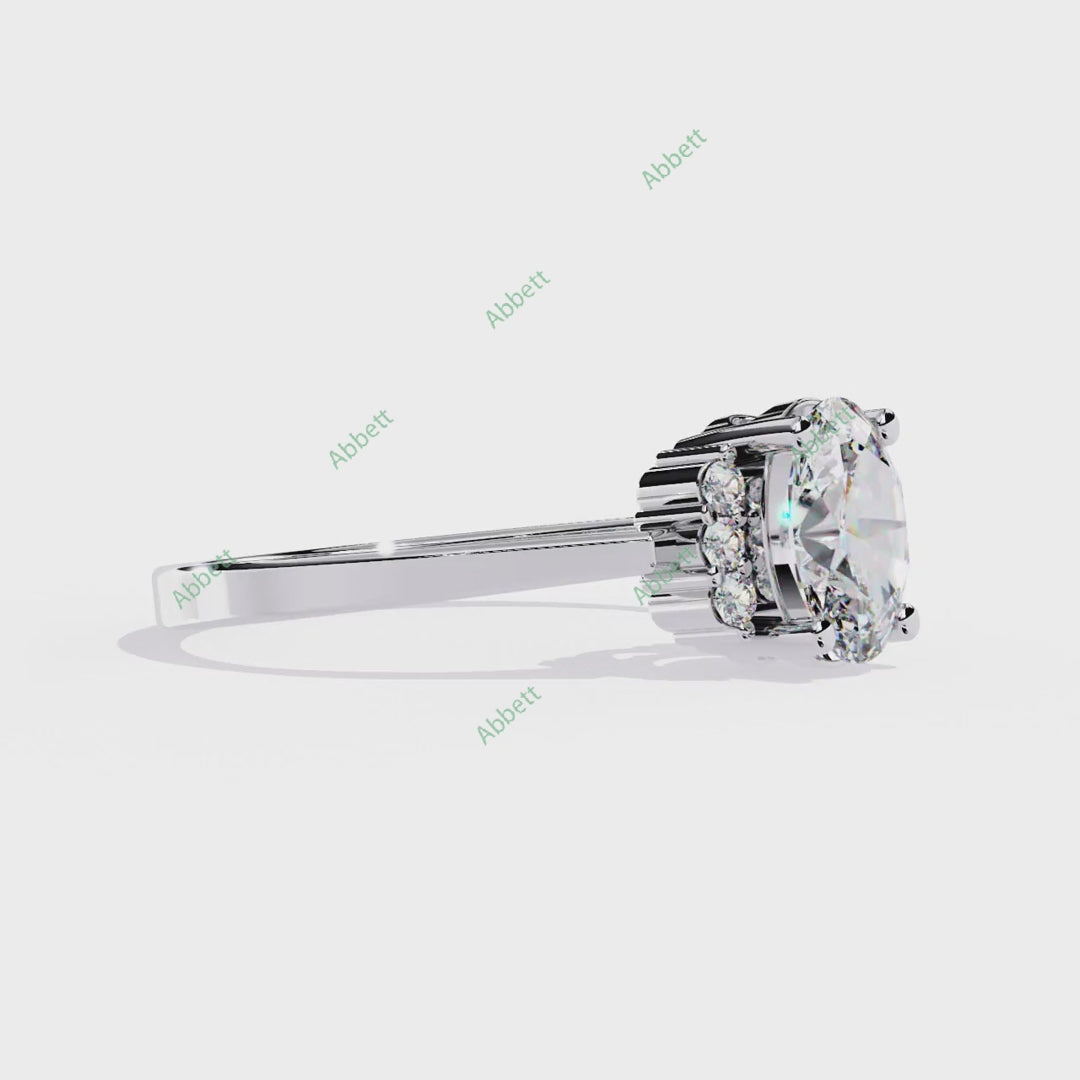 Accented Engagement Ring ENAC1200