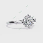 Load and play video in Gallery viewer, Halo Engagement Ring ENHA1181
