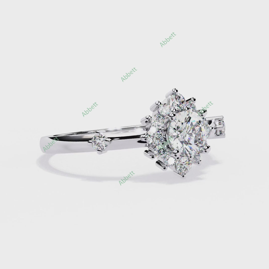 Halo Engagement Ring ENHA1181