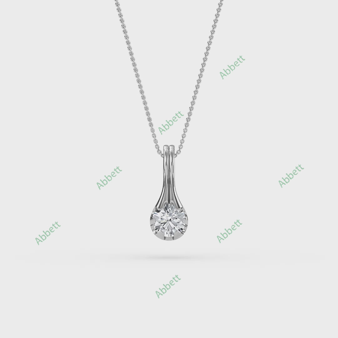 Fashion Solitaire Pendant PESO003