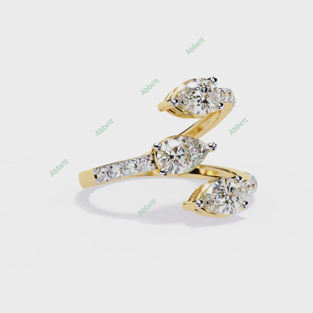 Three Stone Engagement Ring ENTH1184