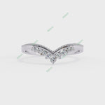 Load and play video in Gallery viewer, Curved Wedding Band WECU1004
