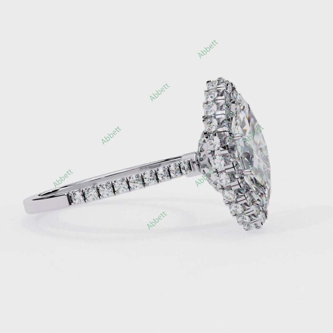 Hidden Halo Engagement Ring ENHI1490