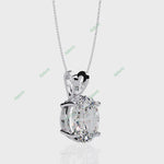 Load and play video in Gallery viewer, Oval Solitaire Pendant PE1240
